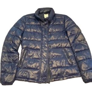 Gap Jacket Blue Puffer Bomber Size XS y2k